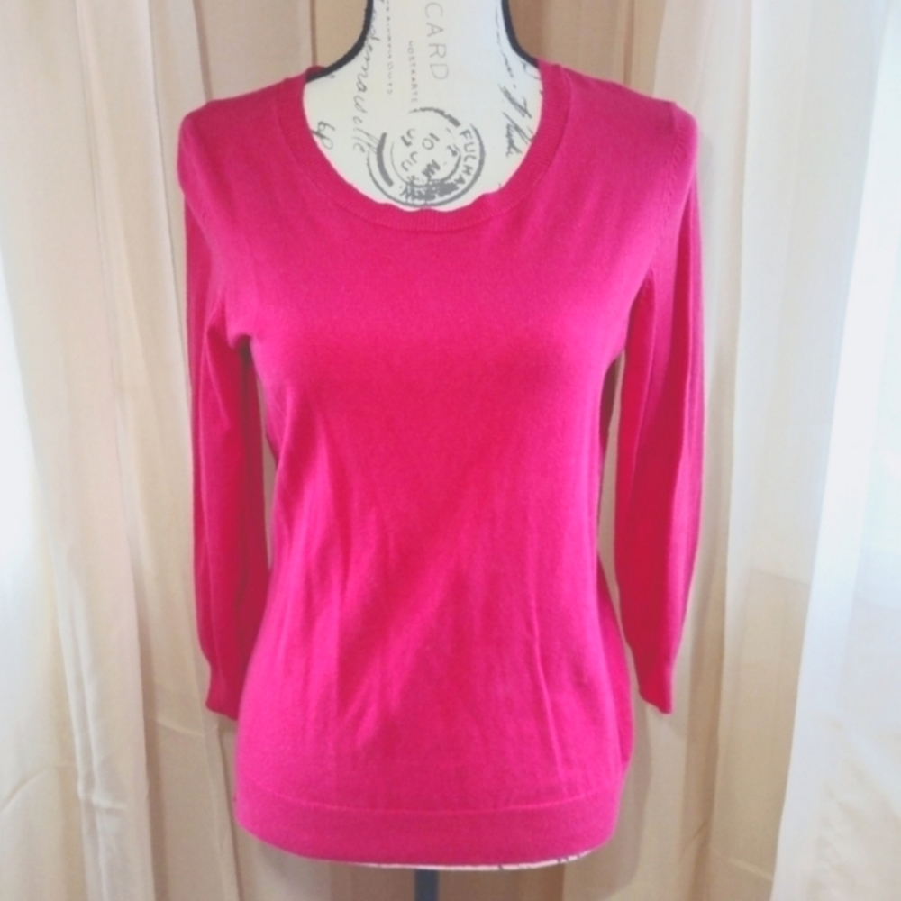 Talbot's Faux Button Back Sweater